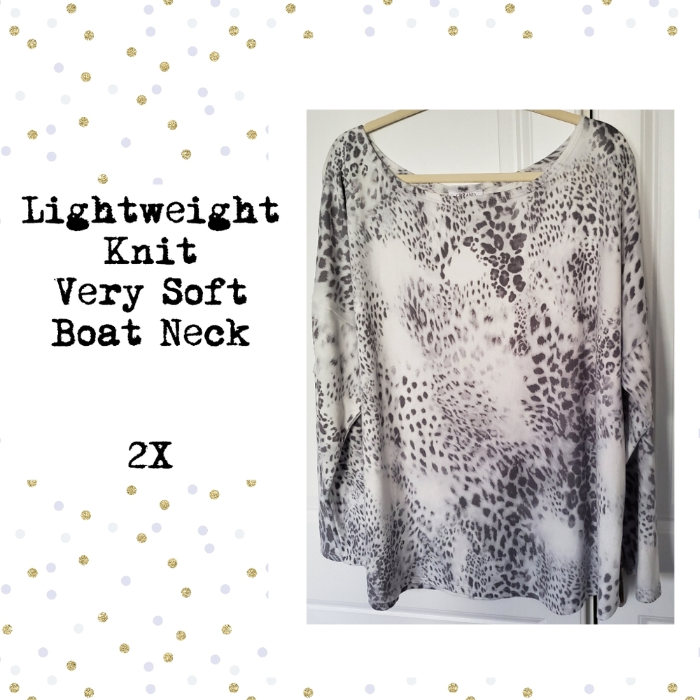 CBRAND Leopard Lightweight Knit
